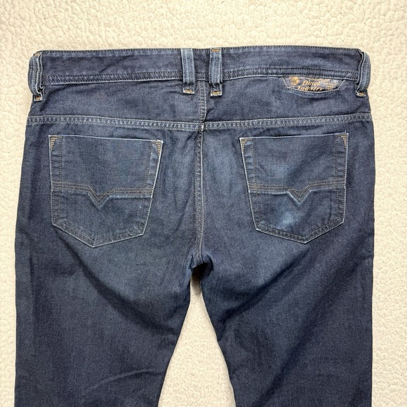 Diesel Safado Jeans Men's 32 (Actual 35x30.5) Slim Straight Streetwear Grunge - Picture 7 of 13